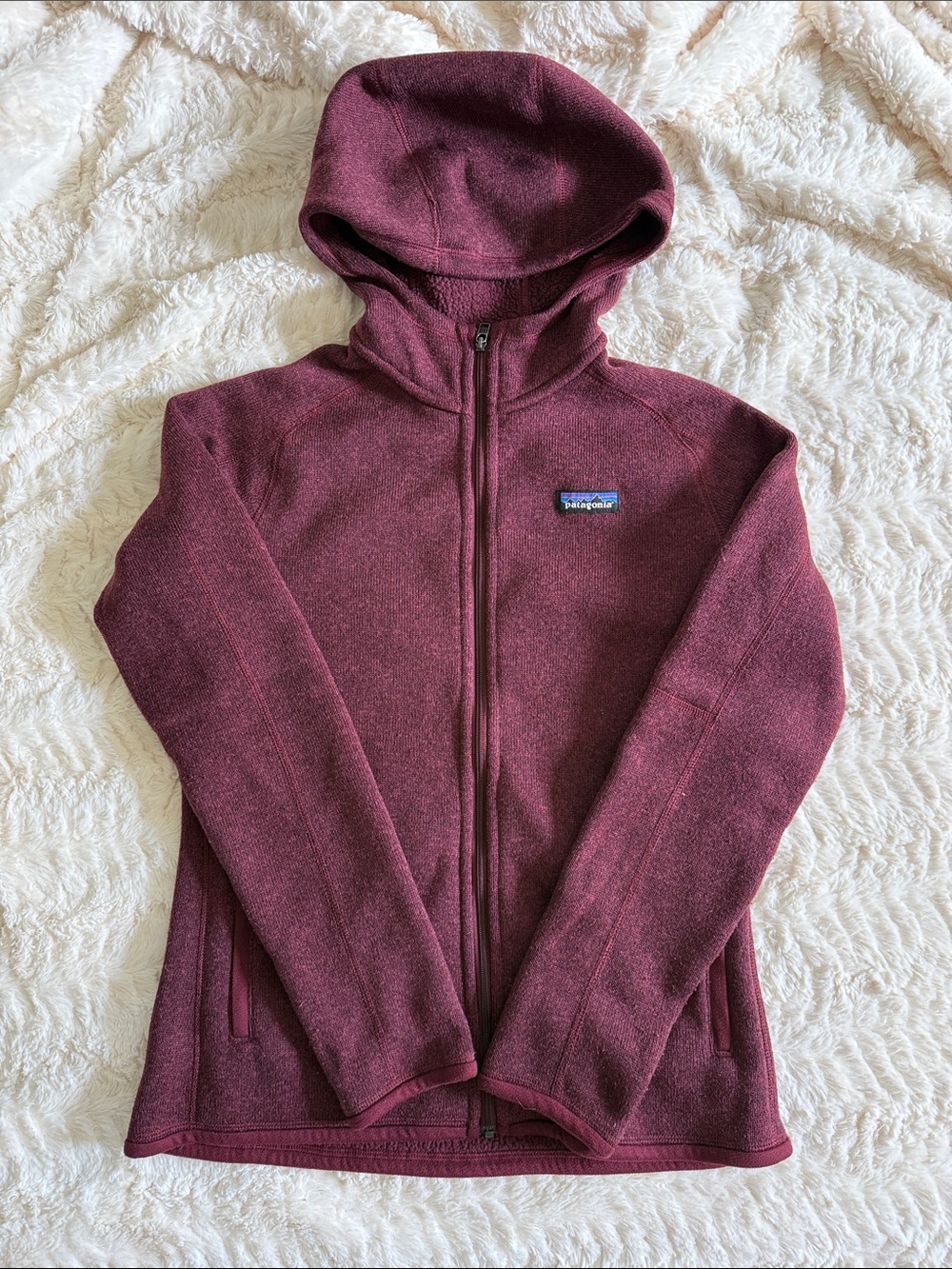 Patagonia Hooded Better Sweater Jacket in Burgundy Plum